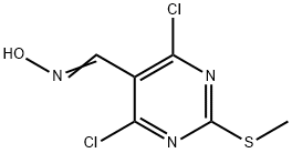 4,6-Dichloro-2-(methylthio)pyrimidine-5-carbaldehyde oxime