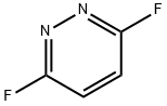 3,6-ジフルオロピリダジン 化学構造式