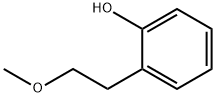o-(2-Methoxyethyl)phenol Struktur