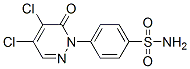 4-(4,5-二氯-6-氧代哒嗪-1(6H)-基)苯磺酰胺 结构式