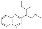 N,N-Dimethyl-β-(1-methylpropyl)-2-quinoxalineethanamine Structure