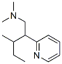 2-[1-[(Dimethylamino)methyl]-2-methylbutyl]pyridine 结构式