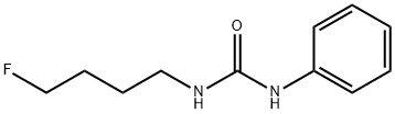 1-(4-Fluorobutyl)-3-phenylurea Struktur