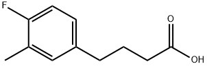 4-(4-FLUORO-3-METHYL-PHENYL)-BUTYRIC ACID Struktur