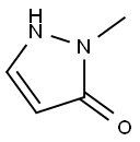 2-甲基-3(2H)-吡唑酮, 3310-35-8, 结构式