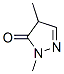 2,4-Dihydro-2,4-dimethyl-3H-pyrazol-3-one Structure