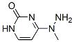 2(1H)-Pyrimidinone, 4-(1-methylhydrazino)- (7CI,8CI,9CI) Struktur