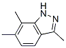 1H-Indazole,  3,6,7-trimethyl- 结构式