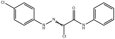 2-CHLORO-2-[2-(4-CHLOROPHENYL)HYDRAZONO]-N-PHENYLACETAMIDE 化学構造式