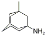 (3-メチル-1-アダマンチル)アミン塩酸塩 化学構造式