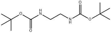 1,2-二叔丁氧羰基乙二胺, 33105-93-0, 结构式