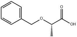 (S)-2-(ベンジルオキシ)プロピオン酸 化学構造式