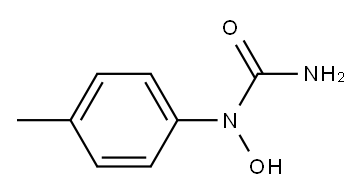 Urea,  N-hydroxy-N-(4-methylphenyl)- 结构式