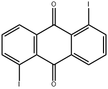 1,5-DIIODO-9,10-ANTHRACENEDIONE Struktur