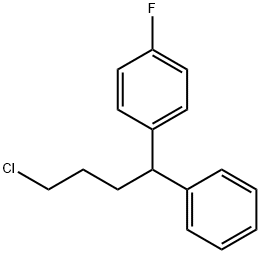 1-(4-chloro-1-phenylbutyl)-4-fluorobenzene Structure