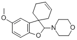 methyl-2-morpholinospiro[benzofuran-3(2H),1'-[3]cyclohexen]-5-ol 结构式