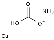 carbonic acid, ammonium copper salt Structure