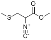 2-ISOCYANO-3-(METHYLTHIO)-PROPIONIC ACID METHYL ESTER 结构式