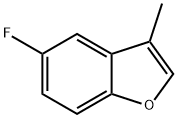 Benzofuran,  5-fluoro-3-methyl- Structure