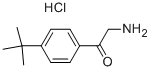 2-氨基-4'-叔丁基苯乙酮盐酸盐 结构式