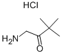 1-AMINO-3,3-DIMETHYL-BUTAN-2-ONE HYDROCHLORIDE Structure