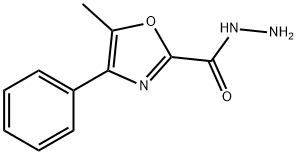 5-METHYL-4-PHENYL-1,3-OXAZOLE-2-CARBOHYDRAZIDE Structure