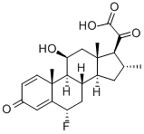 fluocortin Structure