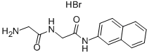 2-氨基-N-(2-(萘-1-氨基)-2-氧代乙基)-乙酰胺甲酸盐 结构式