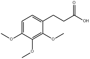 3-(2,3,4-TRIMETHOXYPHENYL)PROPIONIC ACID Struktur