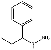 Hydrazine,  (1-phenylpropyl)- Structure