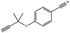 4-[(1,1-DIMETHYLPROP-2-YNYL)OXY]BENZONITRILE Struktur