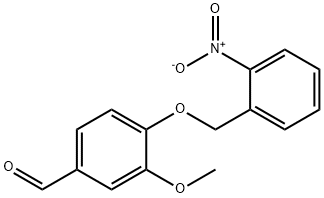 4-((2-NITROBENZYL)OXY)-3-METHOXYBENZALDEHYDE Structure