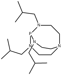 2,8,9-三异丁基-2,5,8,9-四氮杂-1-磷酸双向环[3.3.3]十一烷,331465-71-5,结构式