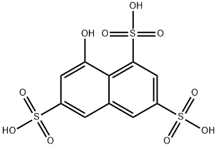 8-ヒドロキシ-1,3,6-ナフタレントリスルホン酸 化学構造式