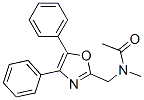N-[(4,5-Diphenyloxazol-2-yl)methyl]-N-methylacetamide 结构式