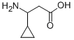 3-氨基-3-环丙基丙酸,331633-72-8,结构式