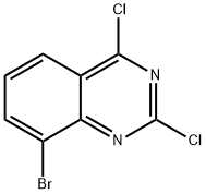 8-溴-2,4-二氯喹唑啉 结构式