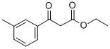 3-间甲苯基-3-氧代丙酸乙酯 结构式