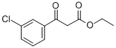 (3-氯苯甲酰)乙酸乙酯, 33167-21-4, 结构式