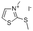 3-Methyl-2-(methylthio)thiazoliumiodide,33167-42-9,结构式