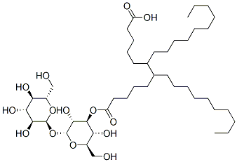 trehalose 6,6'-dipalmitate 化学構造式