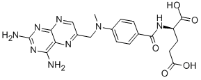 D(-)-アメトプテリン 化学構造式