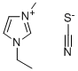 1-エチル-3-メチルイミダゾリウムチオシアネート 化学構造式