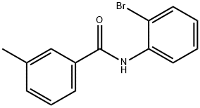 N-(2-溴苯基)-3-甲基苯甲酰胺, 331719-47-2, 结构式