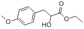 2-HYDROXY-3-(4-METHOXY-PHENYL)-PROPIONIC ACID ETHYL ESTER Struktur