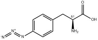 4-アジド-L-フェニルアラニン 化学構造式