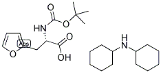 N-BOC-2-呋喃基-D-丙氨酸 二环己基铵盐, 331730-08-6, 结构式