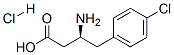 (S)-3-氨基-4-(4-氯苯基)丁酸盐酸盐,331763-58-7,结构式