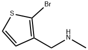 N-Methyl-(2-bromothien-3-yl)methylamine Struktur