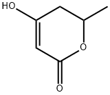 4-ヒドロキシ-5,6-ジヒドロ-6-メチル-2H-ピラン-2-オン 化学構造式